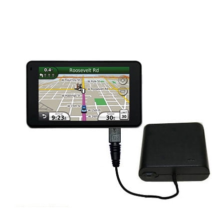 Portable Emergency AA Battery Charger Extender suitable for the Garmin Nuvi 3760T - with Gomadic Brand TipExchange Technology
