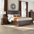 thumbnail image 5 of Intercon Furniture Telluride Bedroom 6-Drawer Wood Gentleman's Chest in Oak, 5 of 5