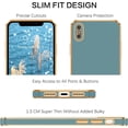 thumbnail image 2 of iPhone X Case,iPhone Xs Case,Phone case for iPhone X/XS, Slim Fit Soft with Adjustable Wristband Kickstand Scratch Resistant Shockproof Protective Cover for Apple iPhone X/XS 5.8", Blue Grey, 2 of 18