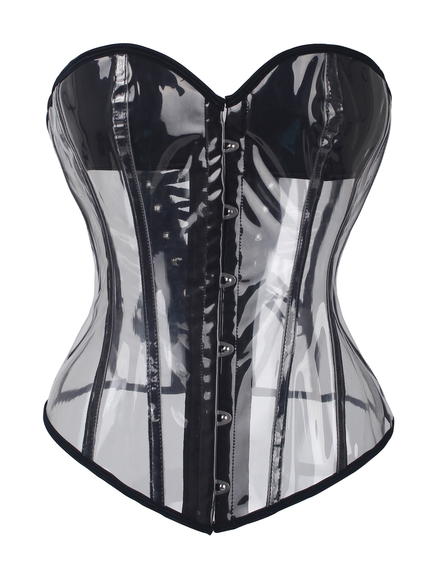 Women's Corset Gothic Waist Training Corset Elastic Design Buckles