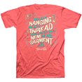 thumbnail image 5 of Blessed Girl Womens T-Shirt Hanging By A Thread, 5 of 6