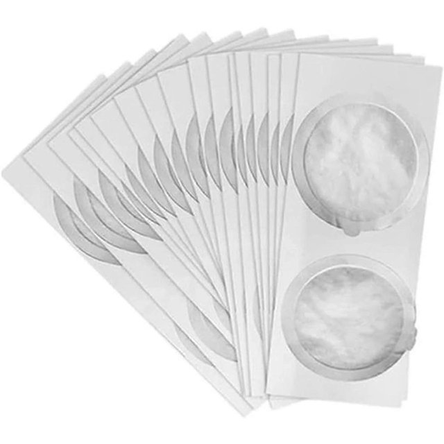 100PCS Aluminum Foils Lids Disposible for Vertuo Coffee Capsule Self-Adhesive Seals Foils Cream Foam Filter