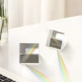 thumbnail image 4 of WORGEOUS  4 Pcs Clear Triangular Prism Prisms for Kids Science Transparent, 4 of 8