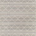 thumbnail image 2 of Unique Loom Outdoor Trellis Collection Area Rug - Dalyan (6'  Square Gray/Ivory), 2 of 7