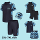 thumbnail image 2 of Traje de baño de entrenamiento profesional de secado rápido para niños, división infantil, traje juvenil, conjunto de dos piezas, 2 of 5