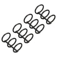 thumbnail image 1 of Unique Bargains Metal Binder Rings, Detachable, Black, 4 Count, 4 Pack, 1 of 6