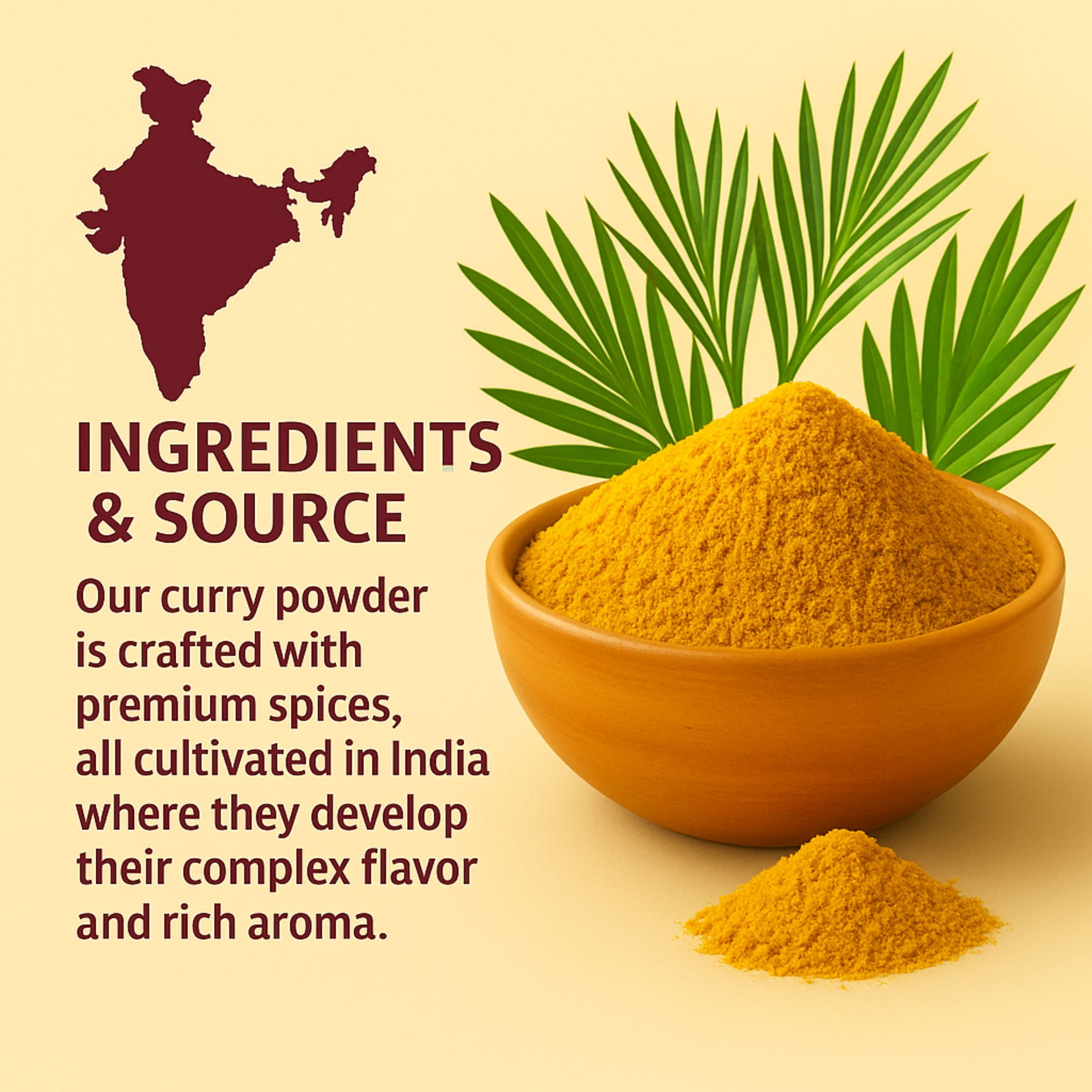 Spicy Pantry Curry Powder – 5lbs, Mild Indian Spice Blend, Perfect for Curries & Seasoning, Resealable Bag