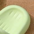thumbnail image 5 of TOWED22 Kids slides, Girls Slides Non-slip Summer Beach Pool Shoes Toddler Cartoon Slide Sandals Indoor& Outdoor Garden Slippers Shower Shoes(Mint Green,13), 5 of 7