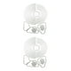 thumbnail image 1 of Ounissouiy Wear-resistant Embossing Mould Portable Decorative Paper Photo Die Cloud Mold Scrapbooking Card Crafts DIY Cute 2piezas, 1 of 6
