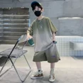 thumbnail image 3 of Traje de verano para niños, ropa de manga corta de estilo informal a la moda, ropa deportiva de moda para niños 2024, 3 of 5
