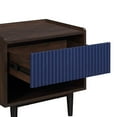 thumbnail image 6 of Manhattan Comfort Duane Nightstand from Engineered Wood - Dark Brown & Navy Blue, 6 of 12
