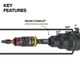 thumbnail image 3 of Escariador de conductos 3 en 1 Tool Klein Tools 85091HD, 3 of 6