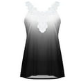 thumbnail image 6 of asdoklhq Juniors Plus Tops & T-Shirts,Women's Lace Casual Suspenders Sleeveless Tie-dye Print Tops Blouse Vest, 6 of 7