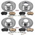thumbnail image 3 of PowerStop Front and Rear Z23 Evolution Sport Carbon-Fiber Ceramic Brake Pad and Drilled & Slotted Rotor Kit Fits: PORSCHE Select Models K4406, 3 of 10