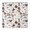 Dachshund Dog Boston, variant on Dalmatian Corgi Bulldog Square Fitted Tablecloth with Elastic Edge,Square Table Cover,Washable Elastic Table Cover for Home Kitchen Party Decor 34"x34"