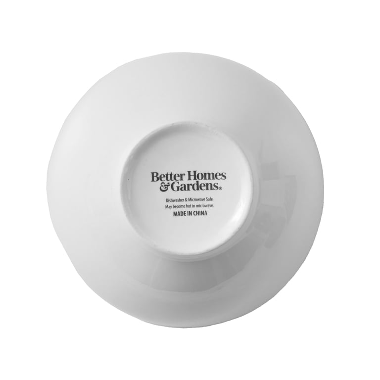 Better Homes & Gardens Vivian 8 oz Porcelain Cereal Bowl, White photo 4