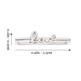 thumbnail image 2 of MasteelfCA 1 Set of Decorative Strap Rings Watchband Metal Loops Compatible for Apple Watch, 2 of 8