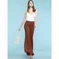 thumbnail image 6 of Made by Johnny Women's Chic Palazzo Lounge Pants L RUST, 6 of 6