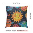 thumbnail image 4 of Ullo0ord Stars Throw Pillow Covers - Colorful Pillowcases Pillow Case Square Cushion Cover Bedroom Decor for Girls Boys, 4 of 7