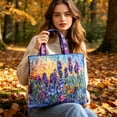 thumbnail image 3 of Quilted Tote Bag Soft Puffy Design Large Capacity Shoulder Bag, 3 of 5
