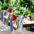 thumbnail image 4 of Hearth & Gear Natural Wheat Straw Drinking Biodegradable 18cm Reusable In Individually Wrapped Set Umbrellas for Drinks for Kids Umbrella for Drinks for Kids Sparkling Earth Cap Simply Slender Rainbow, 4 of 6