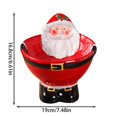 thumbnail image 2 of Ceramic Feeder Santa Cat Bowl with Festive Design for, 2 of 5