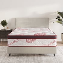 Ottomanson King 13" Luxury Eurotop Mattress, Medium-Firm Memory Foam Comfort, CertiPUR-US, Bed in a Box