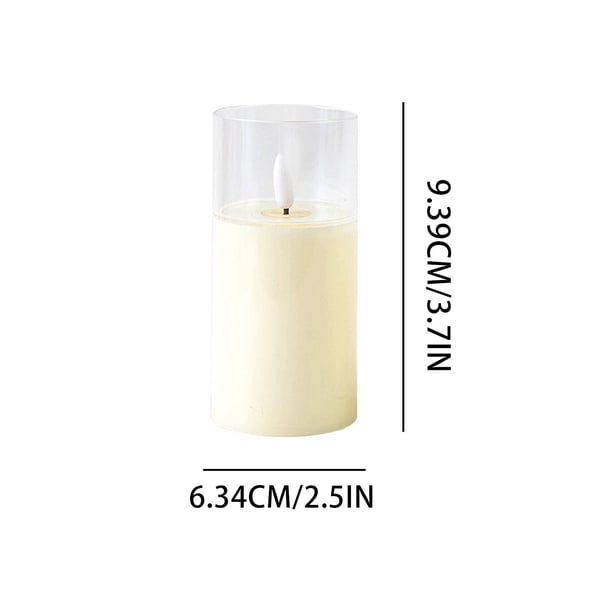 Vela electrónica LED Luz de noche Decoración de luz de ambiente navideño Wmkox8yii HKAHFKAH1615
