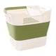 thumbnail image 5 of Cesta de lavandería plegable, organizador de almacenamiento, cesta multifunción con asas Verde, 5 of 9