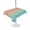 Pink Blue, variant on Outdoor Tablecloth with Umbrella Hole for Patio/Picnic/Party/Camping, Pink Wooden Grain Waterproof Table Cloth Rectangle Table Cover Washable, Vintage Chic Geometric Textured (60"x 102")