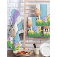 thumbnail image 2 of Easter Bunny Kitchen Dish Towels for Drying Dishes Set of 3, Colorful Eggs Spring Grass Purple Blue Wooden Waffle Weave Microfiber Hand Tea Bathroom Towels Quick Dry & Absorbent Towel 15.7x23.6, 2 of 7