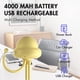 thumbnail image 5 of Mini Portable Car FanQuiet Fan 360 RotationUSB Leafless Fan 4 Speeds for Camping, Office, Sports or Baby Stroller (White), 5 of 5