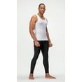 thumbnail image 5 of DEVOPS 3 Pack Men's Muscle Dry Fit Compression Tank Top (Large, White/White/White), 5 of 6