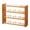 B, variant on Leeye Compact Desktop Cup Holder Organizer, Wooden Mug Storage Rack for Coffee Tea Cups, Countertop Display Stand, Brown, 15.75 in, 5.51 lb