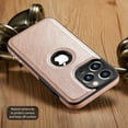 thumbnail image 4 of Casus Logo View Classic Slim Leather Case for iPhone 13 Pro - Pink, 4 of 8