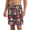 thumbnail image 2 of Goofa Forest Wild Mushroom Printed Mens Swim Trunks Summer Quick Dry Short Beach Swimwear Bathing Suits-Large, 2 of 9