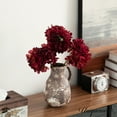 thumbnail image 4 of Uniquewise 8" Vintage Ceramic Pitcher Vase Rustic Farmhouse Flower Jug with Handle for Home and Office Decor Living Room Centerpiece Wedding Table Shelf and Mantel Accent Modern Floral Display Holder, 4 of 7
