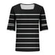 thumbnail image 4 of Blusas de Manga Corta para las Mujeres, Moda Verano Impreso, Blusas de Cuello Redondo, Chaqueta de Manga Corta para las Mujeres, 4 of 8