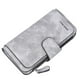 thumbnail image 1 of Cartera de cuero para mujer con bloqueo RFID, cremallera, múltiples ranuras para tarjetas y ventana para identificación con foto - Monedero largo plegable de gran capacidad para efectivo y, 1 of 5