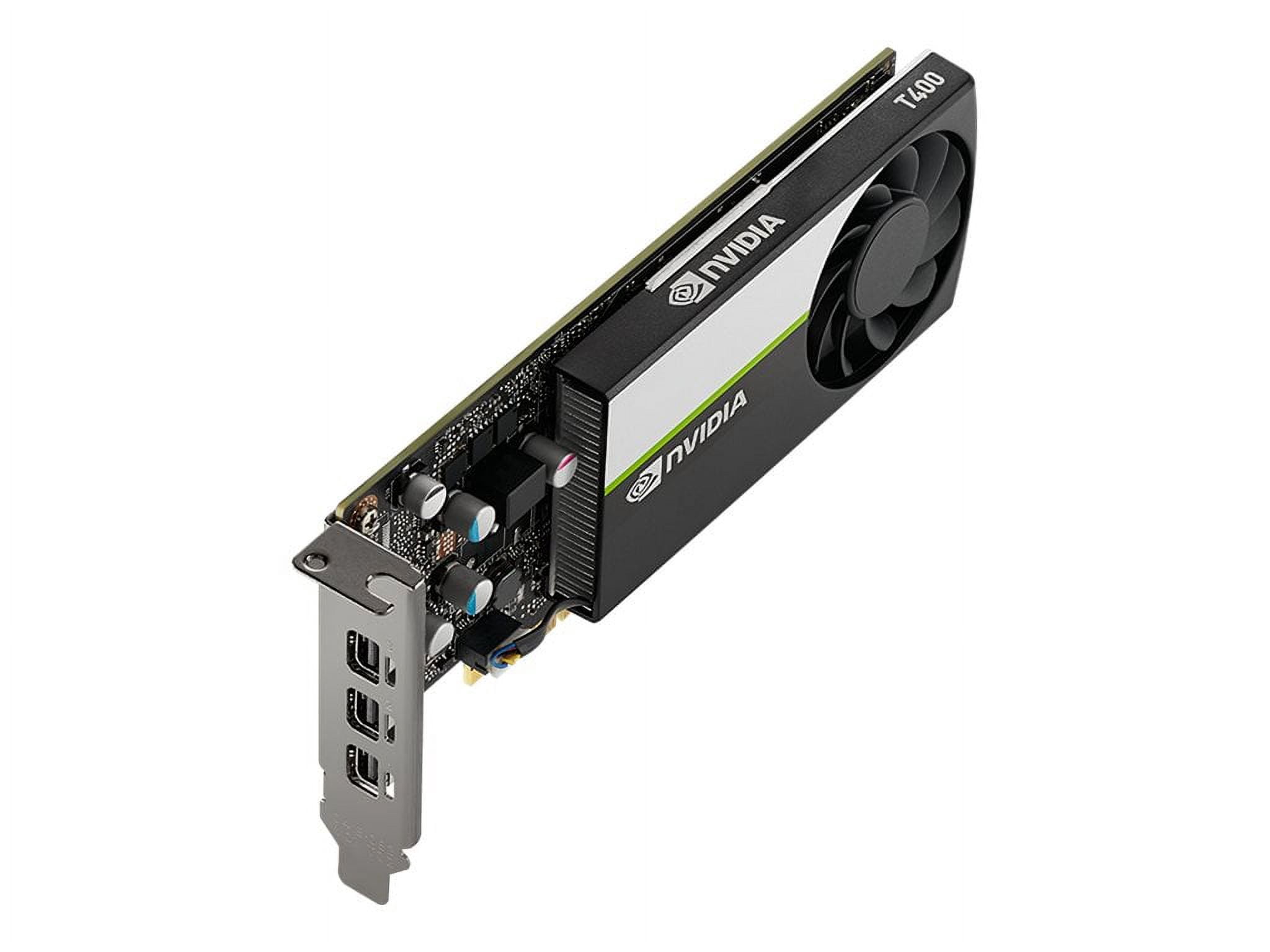 PNY NVIDIA Quadro T400 Graphics Card - 2 GB GDDR6 - Low-profile - 64 bit Bus Width - PCI Express 3.0 x16 - Mini DisplayPort