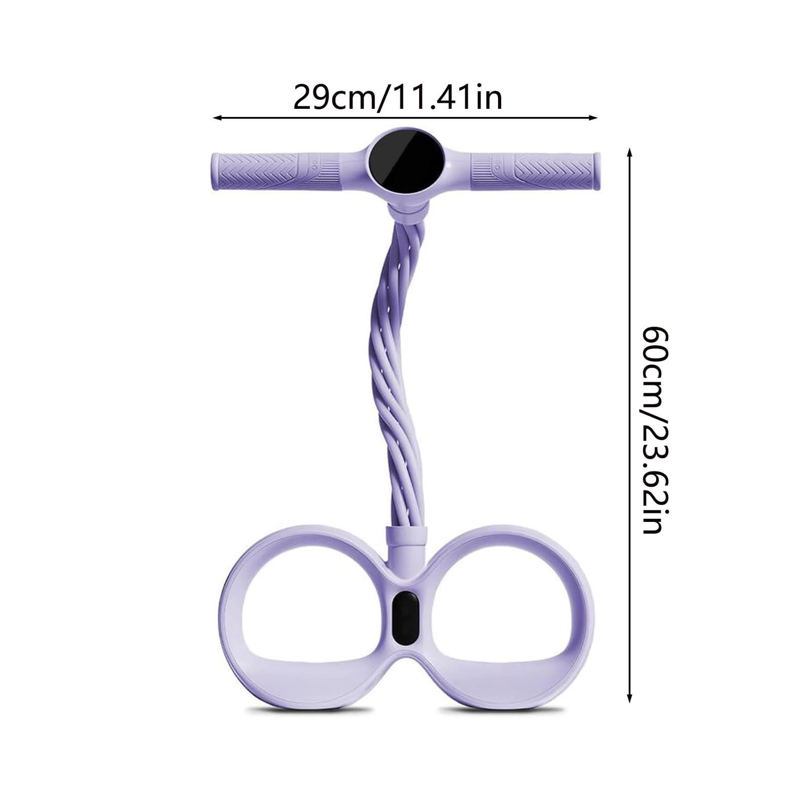 Pedal Puller 6-Tubes Resistance Bands With Handles Fitness Resistance Bands for Abdomen, Waist, Arm, Leg (Purple)