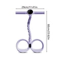 thumbnail image 2 of 6-Tube Yoga Resistance Device, Foot-Operated Elastic Training Band, Toning Fitness Resistance Tool, Stretch Exerciser for Yoga, Pilates, Home Workout, Gym & Body Training, 24*11in, B, 2 of 2