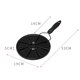 thumbnail image 4 of ERQVHQV Placa difusora de calor Reductor de llama Esmalte Protector de llama Anillo de cocción a fuego lento Parrilla Protector de calor Domador de calor para el hogar Cocina Cocinar Negro oso de fresa Electrónica, 4 of 4