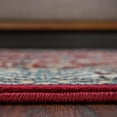 thumbnail image 4 of Rugs.com Rabia Collection Rug – 5' Round Burgundy Low Rug Perfect For Kitchens, Dining Rooms, 4 of 8