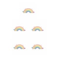 thumbnail image 1 of Bearachild Wall Sticker Cartoon Rainbow Hand-Painted Self-adhesive Beautify Home Wallpaper Kids Art Child Living-Room Decals Nursery Type2, 1 of 6