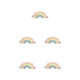 thumbnail image 2 of Monstrate Wall Sticker Cartoon Lace Rainbow Hand-Painted Self-adhesive Home Removable Child Background Wallpaper Decals Room Beautify Type2, 2 of 6