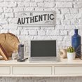 thumbnail image 3 of Stupell Industries Traditional Be Authentic Bold Typography Swirls Canvas Art, 24 x 10, by Lil' Rue, 3 of 7
