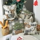 thumbnail image 3 of wyooxoo - Juego de 4 fundas de almohada de Navidad de 18 x 18 pulgadas fundas de almohada de renos de muñeco de nieve fundas de cojín decorativas de invierno sofá sala de estar Gris, 3 of 3