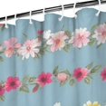 thumbnail image 3 of Pioneer Flower Floral Print Pattern Shower Curtain 84"x72" ,Bathroom Decorative Shower Curtains Set with 12 Hooks,Modern Waterproof Washable Shower Curtain, 3 of 6