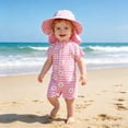 thumbnail image 3 of LILIYA Girls Swimsuit Girls Swimwear Summer Baby Sun Piece Swimsuit Toddler Kids Bathing, 3 of 5